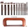 13pcs Makeup Brushes with Storage Bag Soft Fluffy Cosmetic Foundation Powder Eyeshadow Kabuki Blending Beauty Tool Makeup