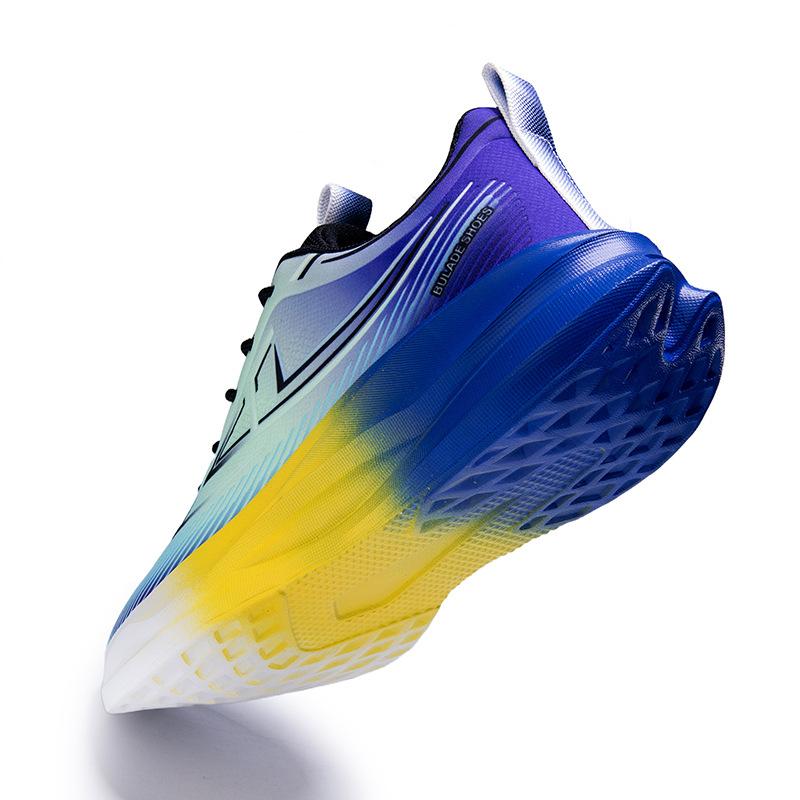 Mesh shoes new thick-soled breathable running shoes lightweight shock absorption non-slip running shoes casual sports shoes