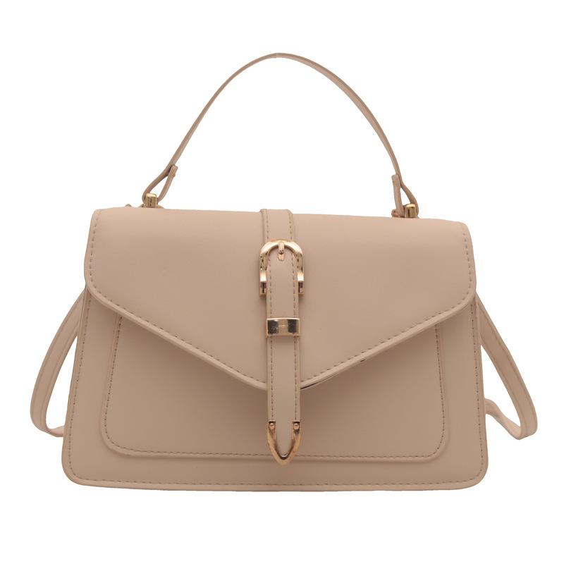 

2024 new fashionable retro portable shoulder bag popular texture foreign style casual messenger small square bag хакі