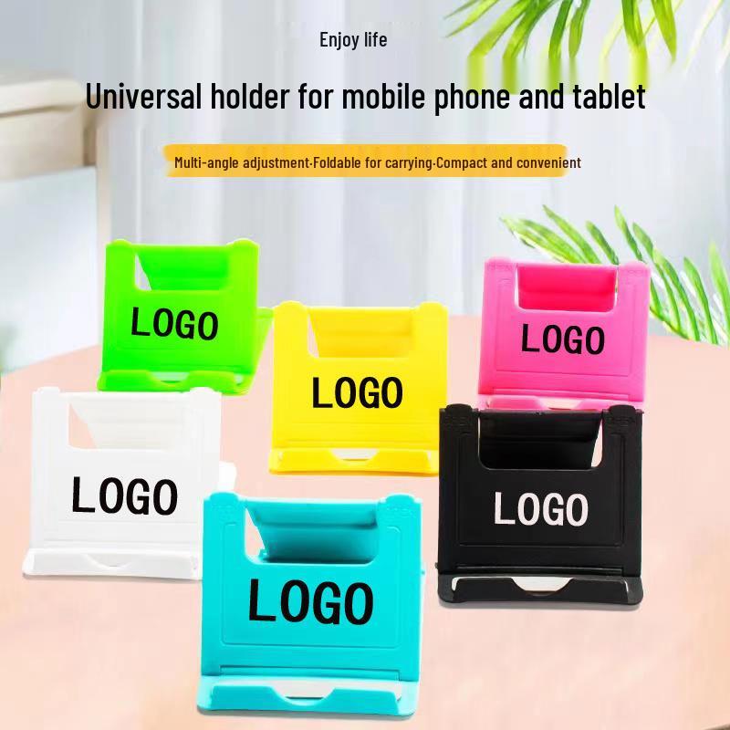 Adjustable Desktop Mobile Phone & Tablet Stand - Foldable with Custom Logo Options