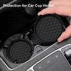 4pcs Black Silicone Car Cup Holders with Non-Slip Inserts -Fit for All Vehicles, Easy-Clean Design,Cup Holders for Vehicles