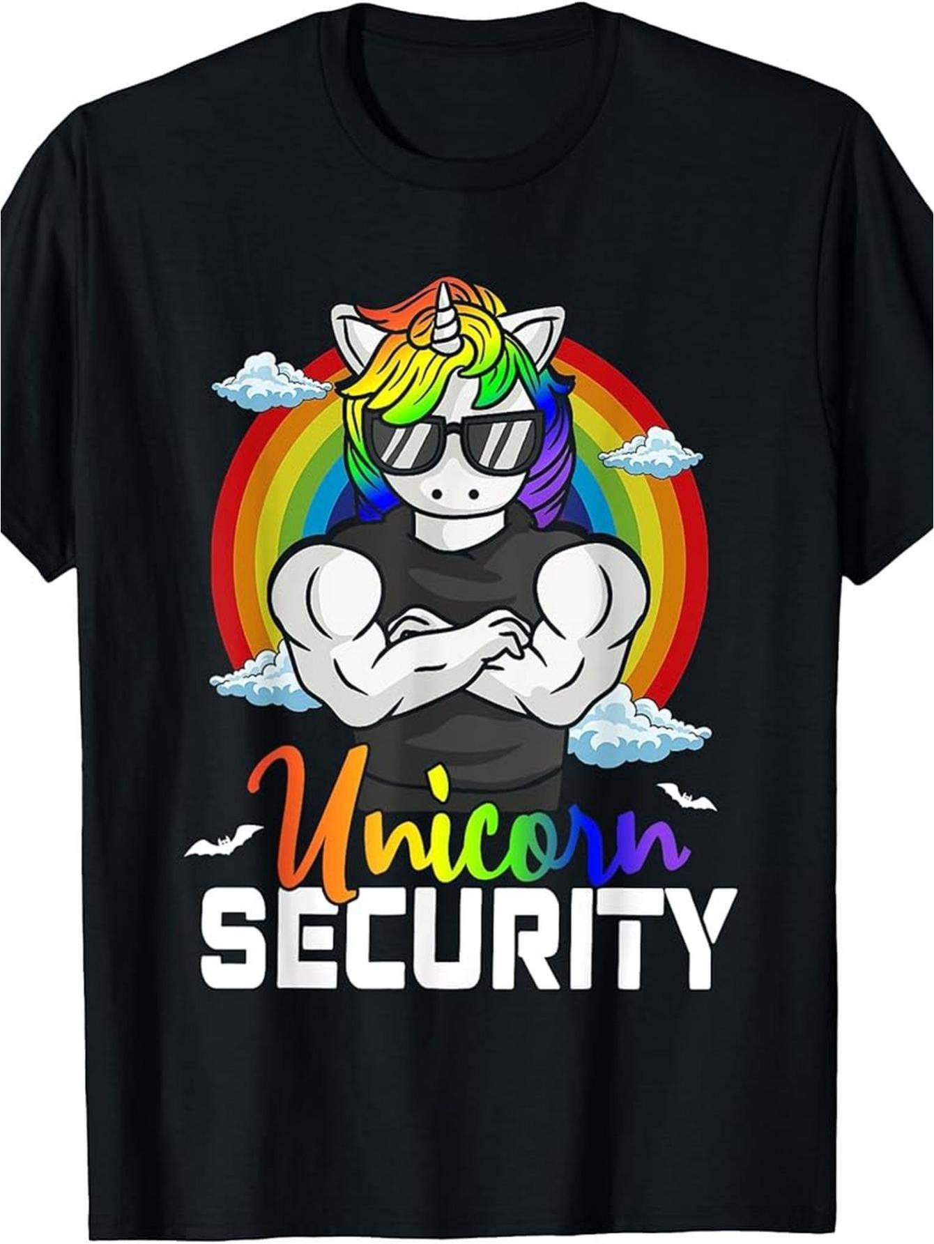 Security-Themed T-Shirt - A Short-Sleeve Shirt Featuring a Strong Design XXXXL