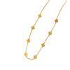Gentle Four-Leaf Clover Titanium Steel Clavicle Necklace for Women