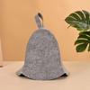 Wool Felt Sauna Hat Reusable Shower Cap for Home Bathroom Bathing Accessories