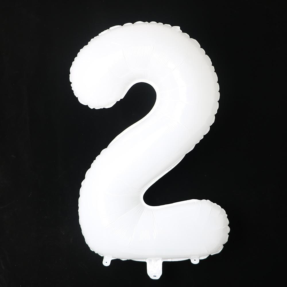 32 Inch Digital Aluminum Film Balloon, Medium Digital Gold Silver Red Black Gradual Change Color Birthday Decoration Wedding Party Balloon