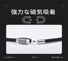 FUANNA Anti-Static Necklace, Titanium, Magnetic, Germanium, Sports Necklace, Unisex, Silicone, 2 Sizes (50cm, Black + Black)