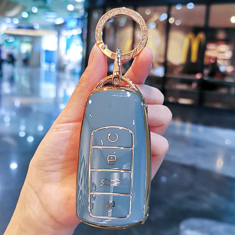 

New TPU Car Remote Key Case Cover Protect Shell Bag For Chery Tiggo 8 Pro Tiggo 7 Pro PLUS 2021 Arrizo 5 4 Buttons Accessories