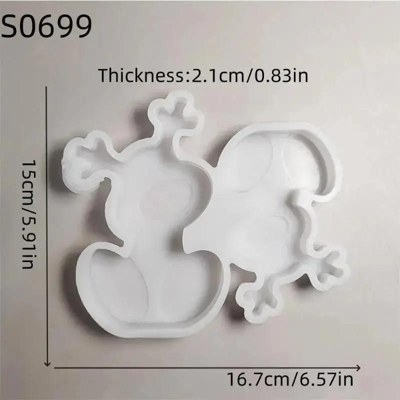 

3D рождественская мультяшная свеча олень силиконовая форма DIY инструменты зеркало стереоскопическая голова оленя форма DIY гипсовая капля клей форма декор A