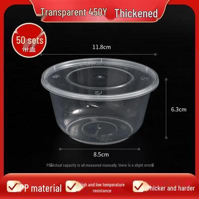HANDUNYOU Thickened Disposable Food Containers with Lids