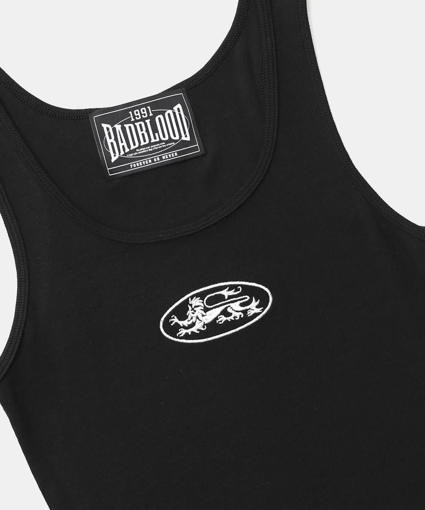 BADBLOOD Mystic Tank Slim Fit - Black