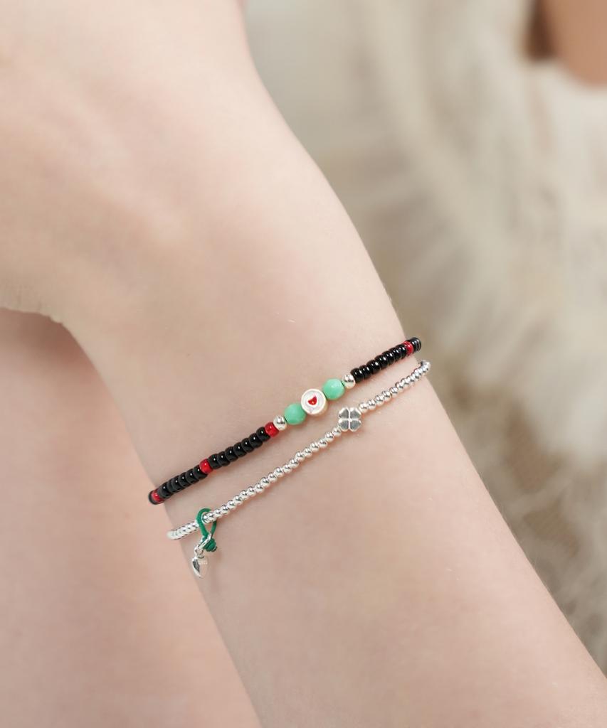 Bonbeau Mini Motif Silverball Bracelet 2Mm