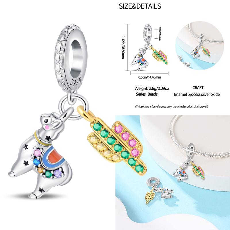 Copper Air Balloon Car Travel Charms Beads Fit Original Bracelet Camera Eiffel Tower Charms Diy Jewelry