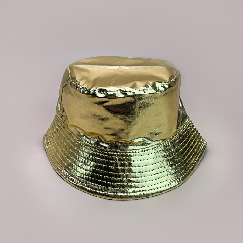 Cappelli a secchiello in pelle verniciata di nicchia Nuovi unisex Parasole Semplici Traspiranti Bicolore Versatili Moda Personale Cappelli da pescatore