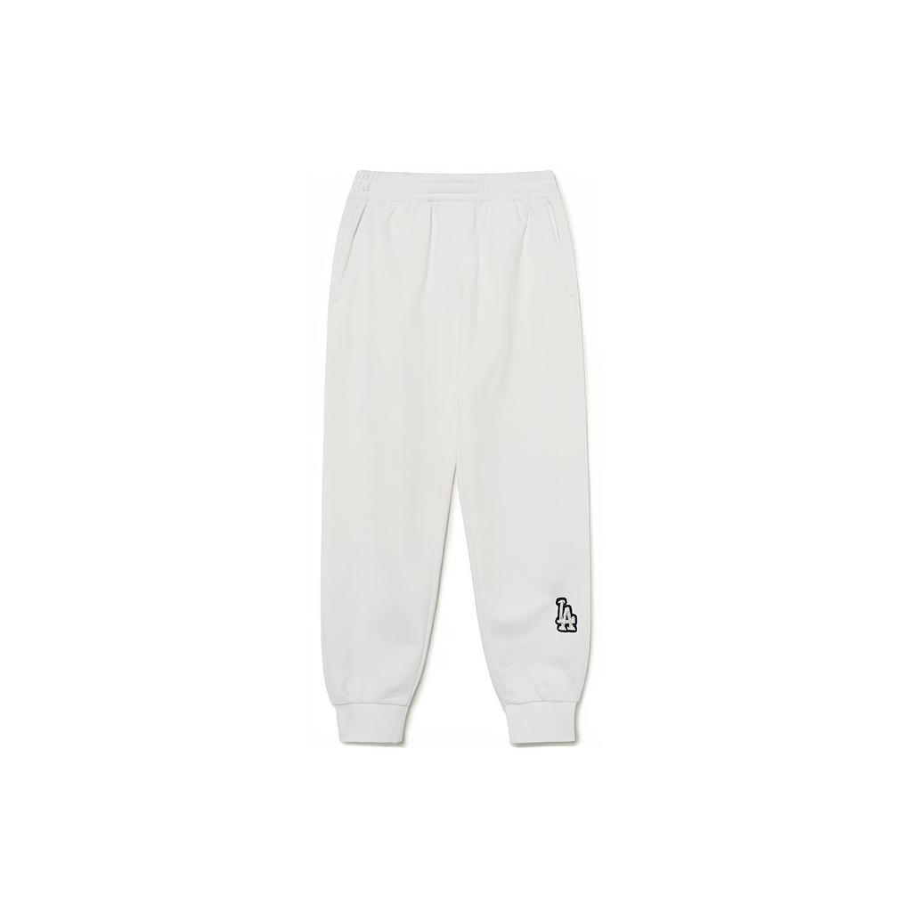 New MLB Los Angeles Dodgers Knitted Sweatpants Unisex White 3APTB0231-07WHS