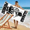 Collingwood Magpies Druck Strandtuch, Großes Weiches Schnelltrocknendes Handtuch für Strand Camping Schwimmen