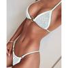 Sexy Halter Shining Rhinestone Bikini Women Swimwear Female Swimsuit Two-pieces Bikini Set Micro Bather Bathing Suit