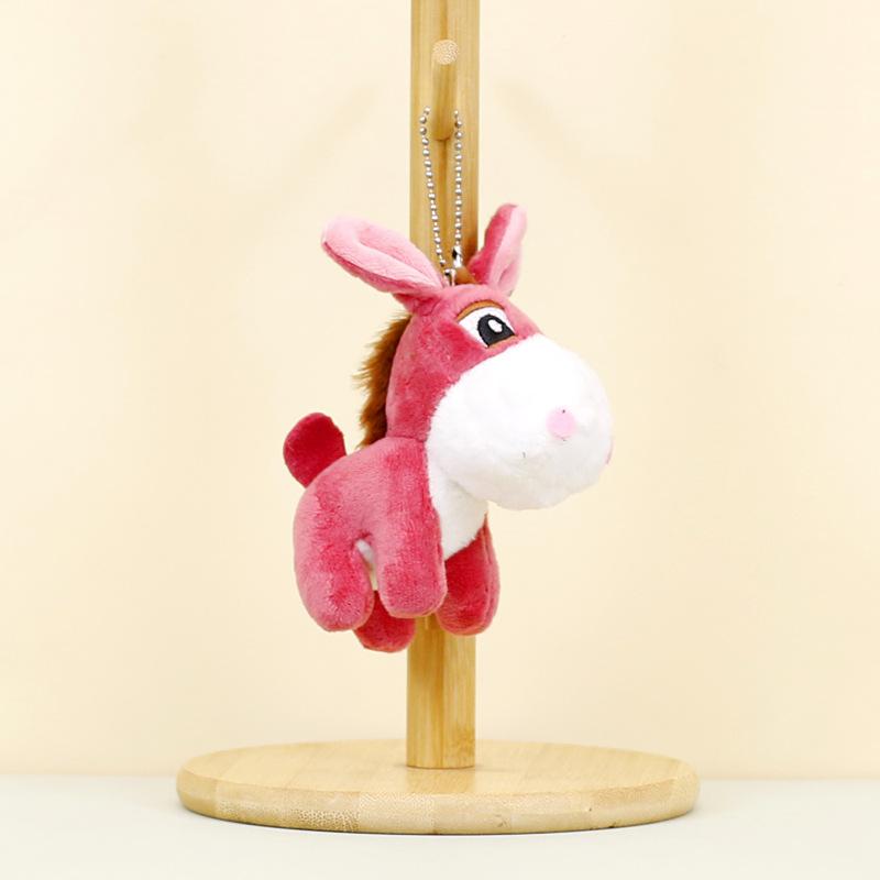 

Ослик Очаровательный Плюшевый Брелок Милая Лошадка Мягкая Игрушка Шарм для Сумки Идеальный Подарок Для Детей Взрослых И бордовый