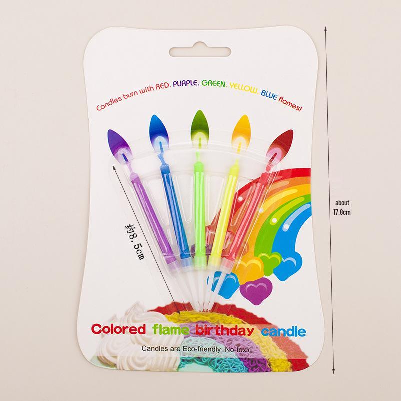 

Цветные свечи для торта на день рождения - Креативные праздничные свечи