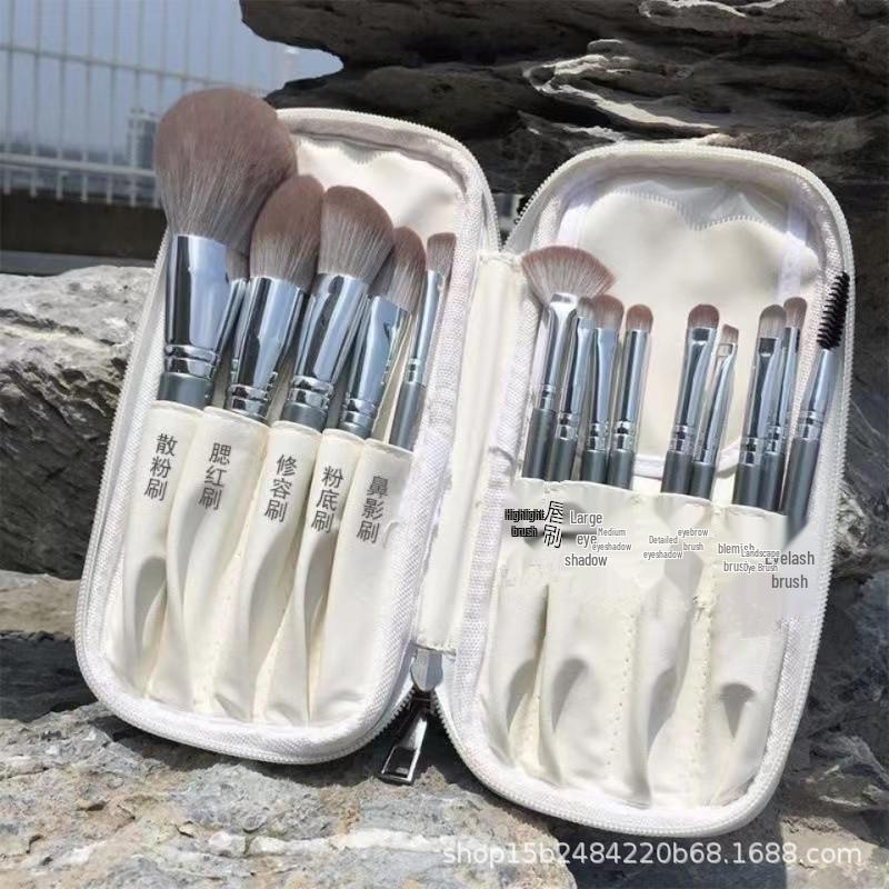 Portable Makeup Brush Storage Pouch for 5-15 Brushes