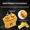 Amass XT60L-F M Plug Yellow Male Female Plug New XT60L Connector  RC Car Parts