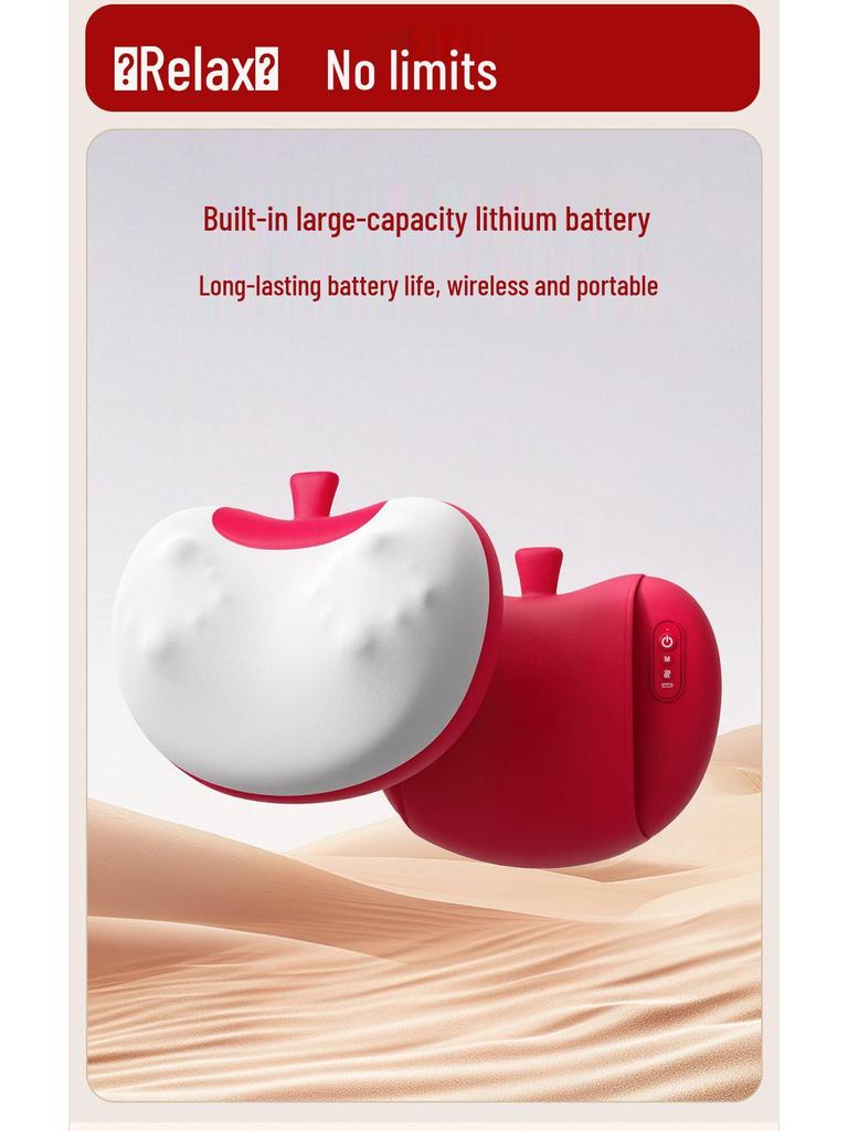 New Year Red Fruit Massage Pillow: Home Back, Cervical, Waist, Shoulder, Neck Apple Massager