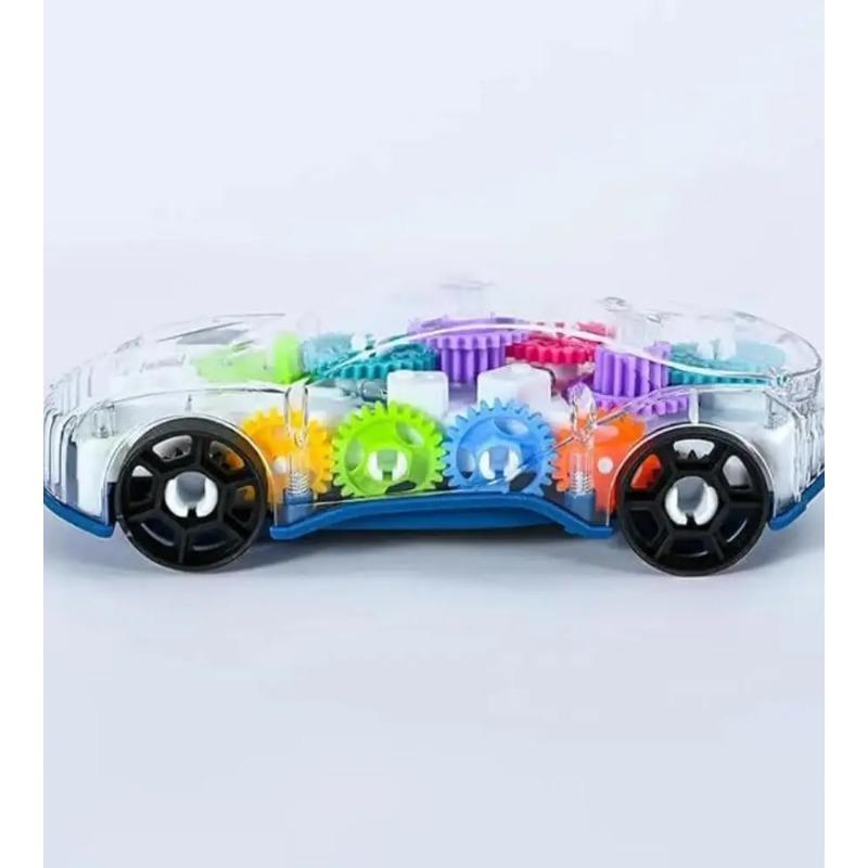 Baby Toys Toddler Police Car Electric Vehicle Toy Auto Driving Transparent Gears Music Lights Cars Toys for Kids Boys