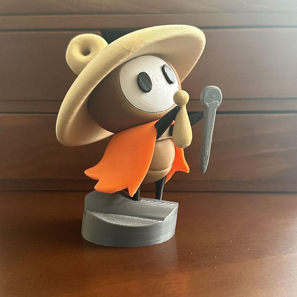 Hollow Knight Sheo 3D Printed Figure, Handmade Resin Anime Collectible Statue, Gaming Desk Decoration Gift for Fans
