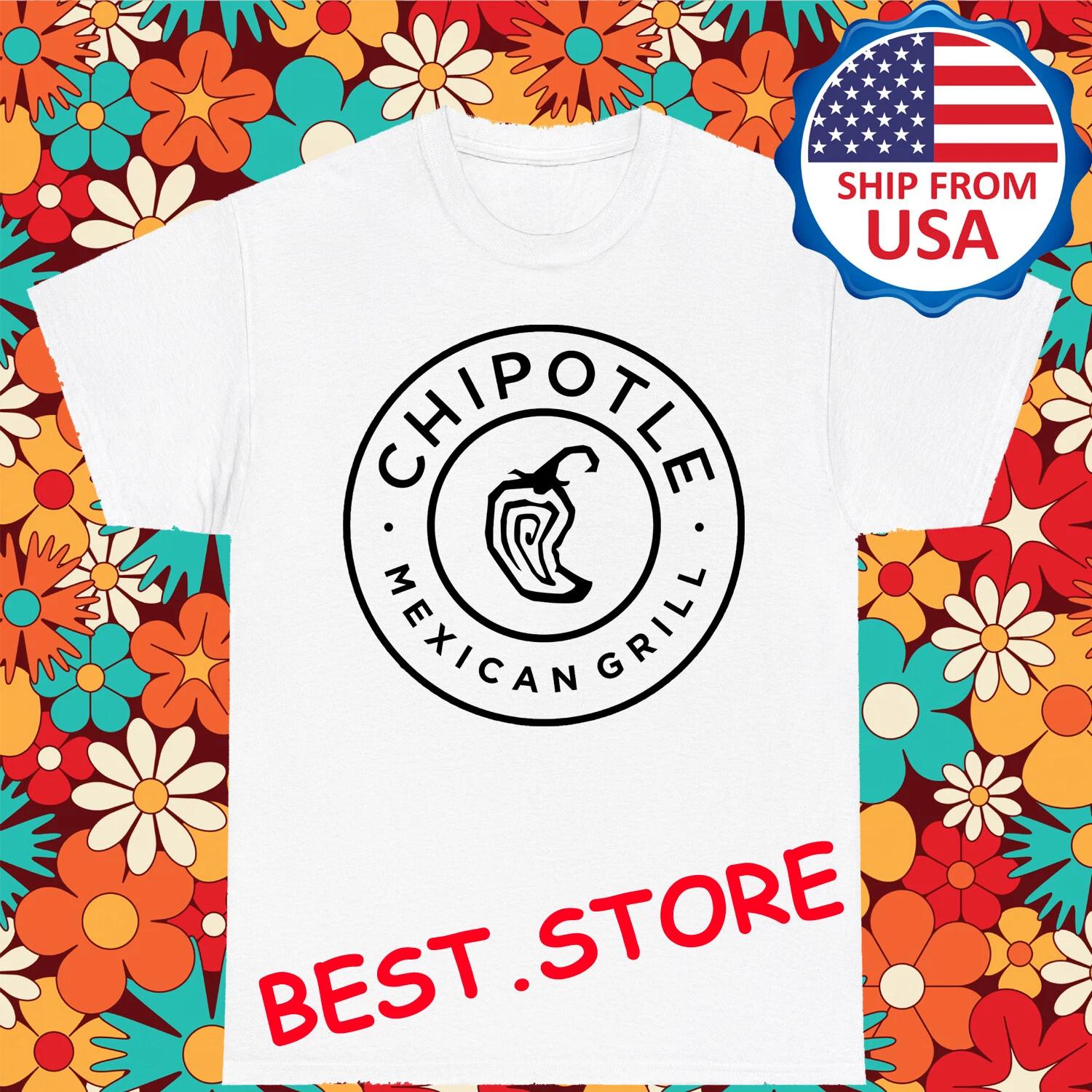 Chipotle Mexican Grill Men s White Size S-5XL M