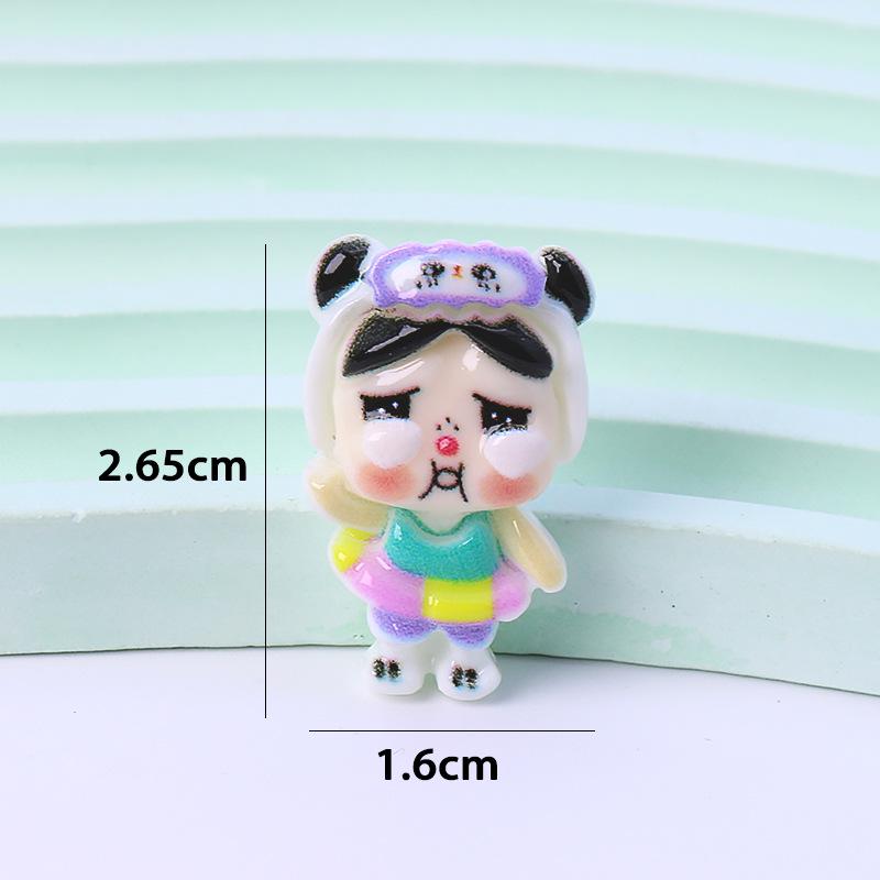 

Funny Crying Baby Cartoon Resin Hair Accessories, Keychains, Magnets, and Jewelry Hooks