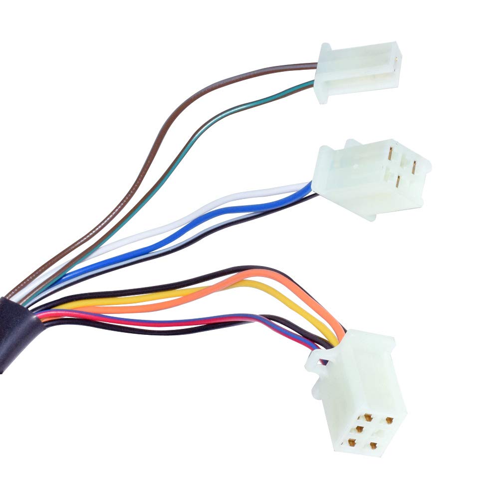 22mm Motorcycle Handlebar Switch Combination Horn Steering Headlight Start Switch for Honda and Hunter Cub 7/8" Switch, Switch, Switch, (Left Side)