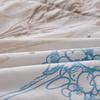Linen Cotton Double-Layer Summer Quilt - Machine Washable, Cool, Ideal for Dorms.