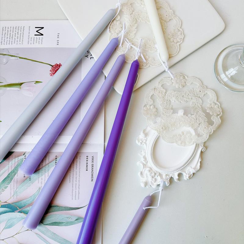 25.5cm Long Pole Candle Mold DIY Insert Pole Aromatherapy Candle Making Tool Acrylic Plastic Molds Candlelight Dinner Candle