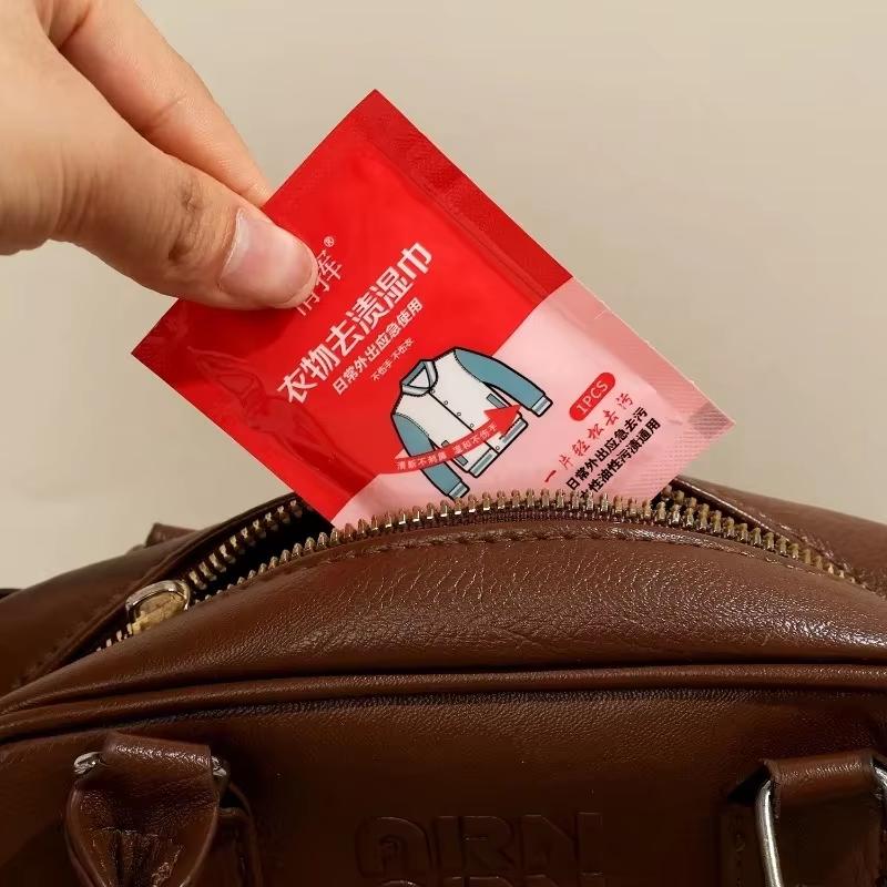 Disposable Clothing Stain Removal Wet Wipes Multi Functional Non Washing Safe Non-Toxic Wipes for Home and Travel Use Wet Wipes