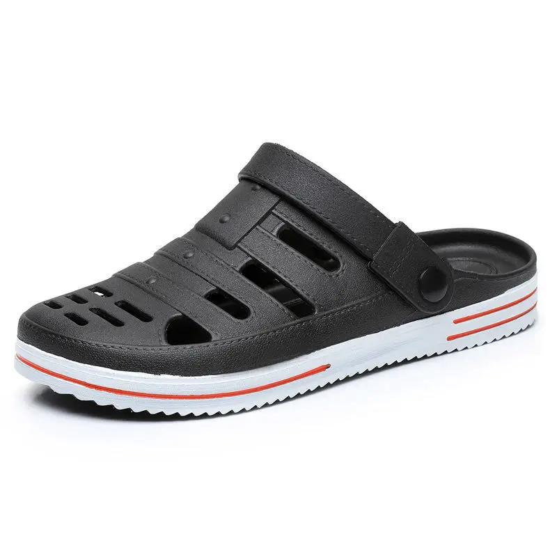 

Модная ультралегкая мужская обувь резиновая дорогая оптом новая мода лето 2025 повседневная роскошная дизайнерская ПВХ распродажа мужские сандалии 40