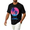 Herren Hawaii-Print Lässiges Rundhals-T-Shirt Atmungsaktiv Schnelltrocknend Kurzarm Sport-T-Shirt Leicht Bequeme Passform