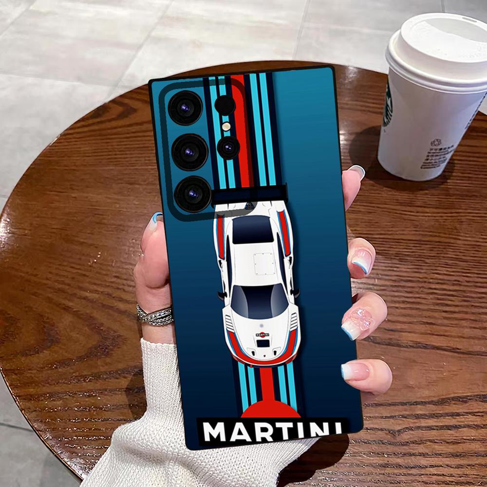 Racing M-Martini-ES Handyhülle für Samsung S25 Edge S24 S23 S22 S21 S20 Ultra Plus Fe Galaxy A54 A53 A34 A25 A16 Silikonhülle