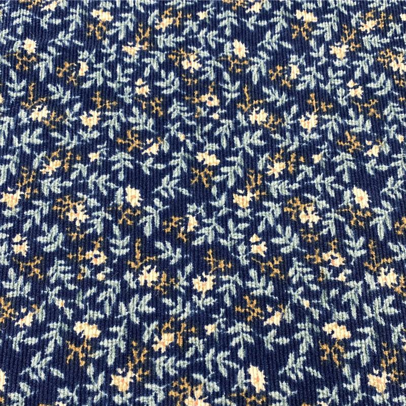 

1/2/3M Ретро Пасторальный Стиль Мелкий Цветочный Узор Вельвет Ткань Мягкий Бархатный Печатный Ткань Для Самодельного Шитья Одежды Платье 1M