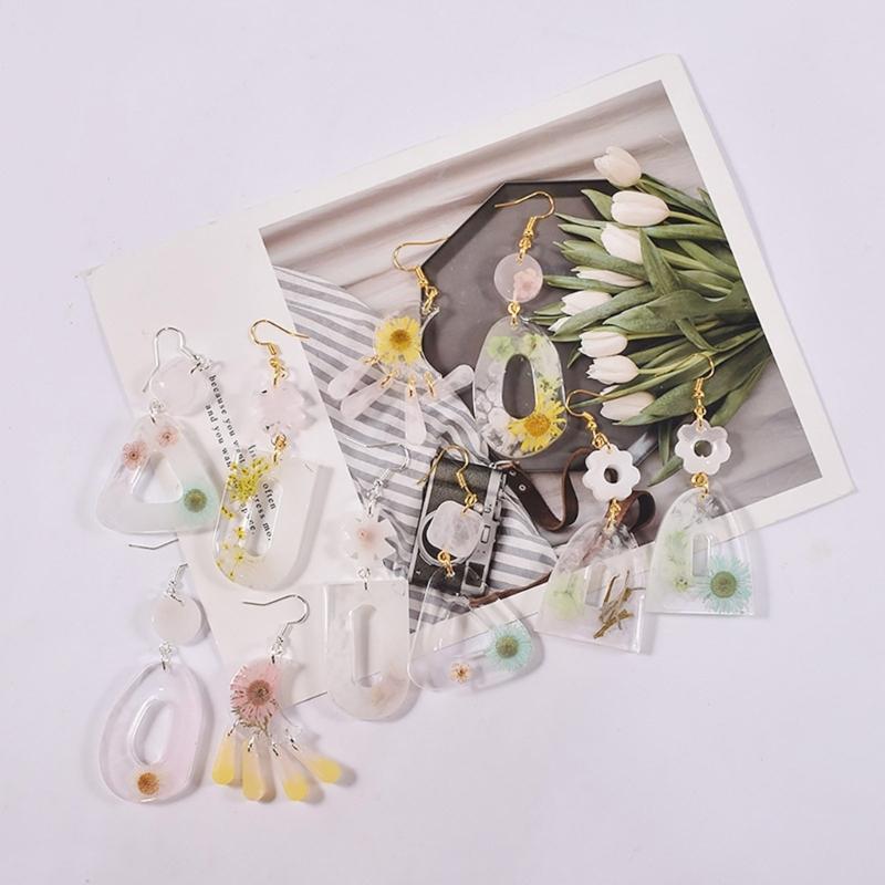 Mehrzweck-Ohrringe, Harzformen, Anhänger, Ohrtropfen, Silikonformen für selbstgemachte Epoxidharz-Ornamente, Freunde, Liebhaber, Geschenke
