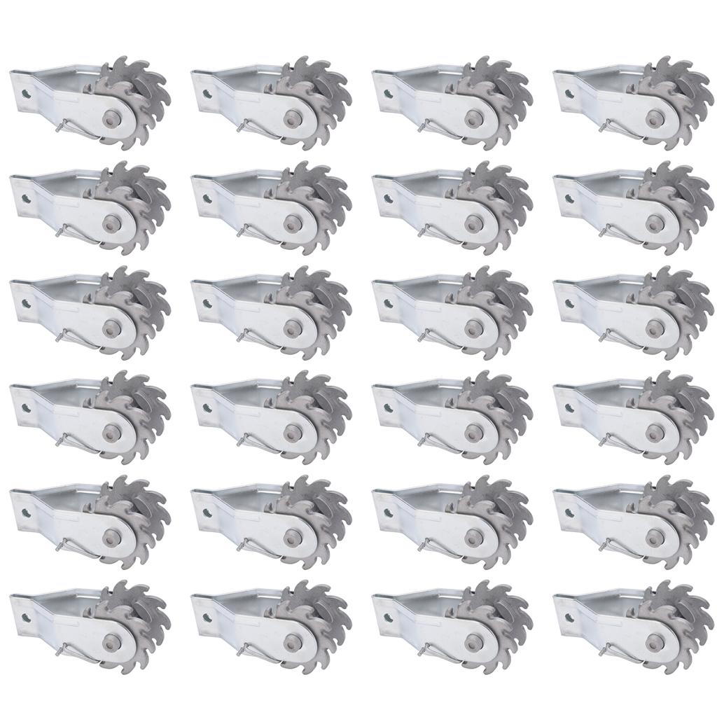 24Pcs Inline Ratchet Strainer Fence Wire Tensioner for Electric Fence Farm Fence