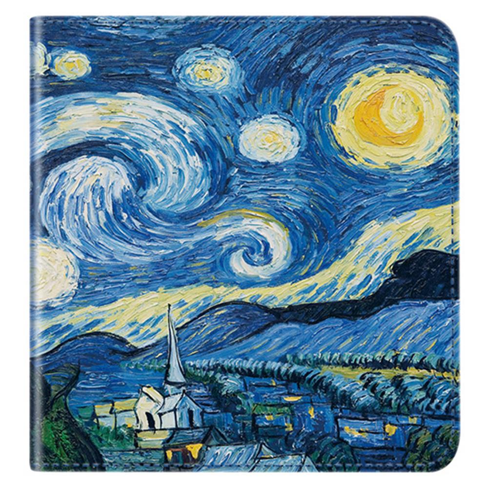 Für Kobo Libra 2 N418 Ständerhülle Musterdruck PU-Leder E-Reader Hülle