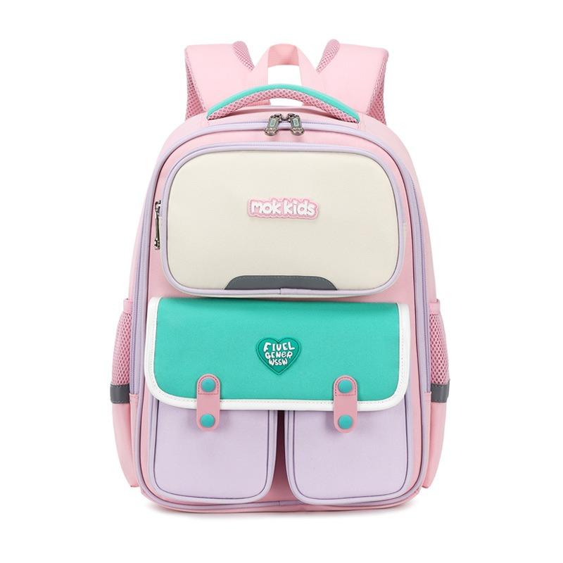 Ryggsäck för ryggraden Vattentät skolväska för barn Grundskola Årskurs 3-6