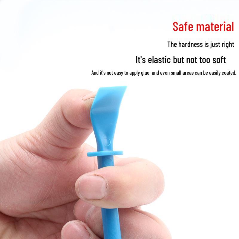 Handmade DIY Leathercraft Elastic Glue Film Scraper for Leather Goods