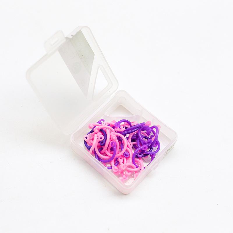 

Colorful Plastic Loose-Leaf Notebook and Storage Rings Set