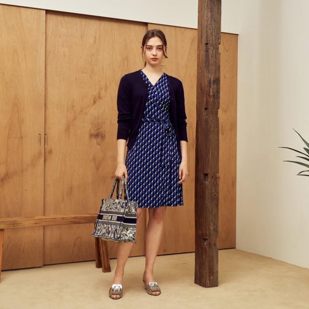 Creora Leoni Midi Wrap Dress Ldm03dj01