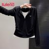 Baleno Women's Faux Two-Piece Half-Zip Long-Sleeve T-Shirt