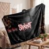 Slipknot Flannel Blanket, Custom Name Text Personalized Soft Throw Blanket Home Decor Gift