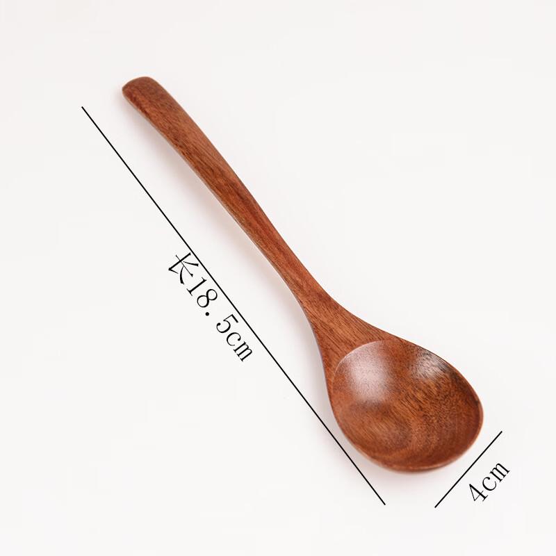 Nanmu Wooden Round Head Spoons