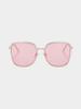 Neo Retro 3812SS Oversized Sunglasses PINK