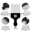 Big Hair Oil Head Big Back Style Comb Hair Tail Needle Comb Professional Afro Pick Hair Comb Salon Comb Insert Comb Fork Comb