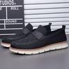 Shoes Men's Breathable Light Luxury Soft-soled Casual Shoes Fly-woven Mesh One-pedal Lazy Shoes Light and Versatile Loafers Men's Shoes